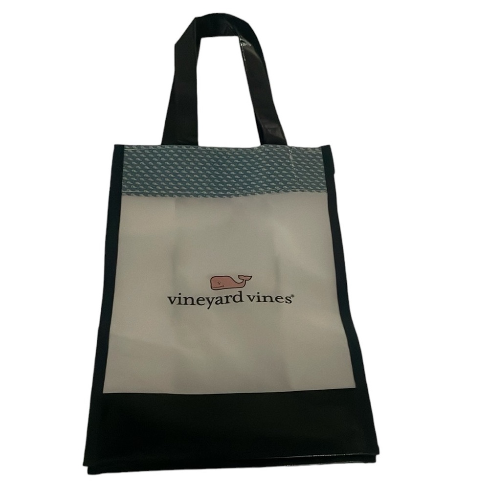 Vineyard Vines Logo Handle Bag Shopper Travel Portable Tote Satchel